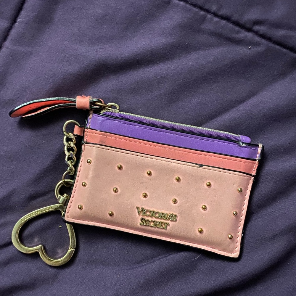 Victoria Secret ID holder with key ring